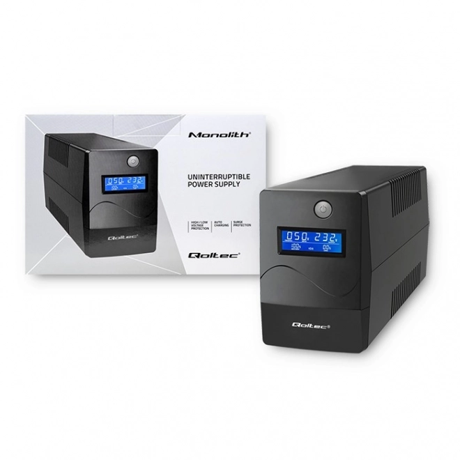 Noodstroomvoorziening UPS Monolith 650VA 360W LCD USB RJ45