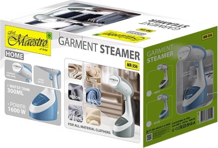 Krachtig vermogen 1600 W en stoom 25 g/min