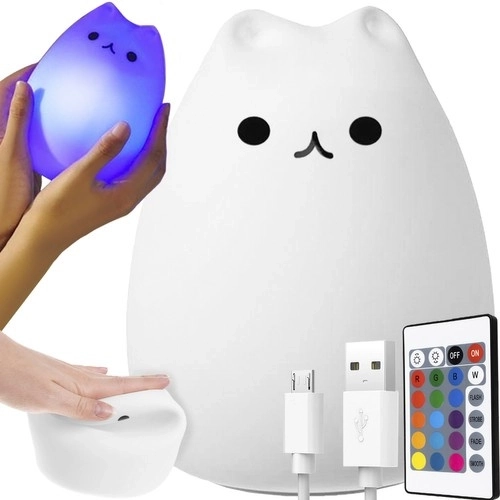 LED nacht lampje - kitten
