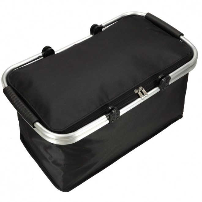 Opvouwbare thermomand voor picknick zwart