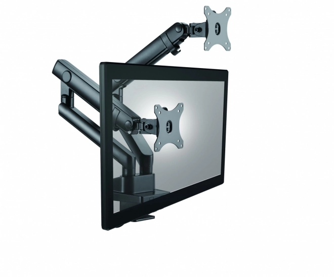 Dubbele monitorhouder tot 32" met veermechanisme