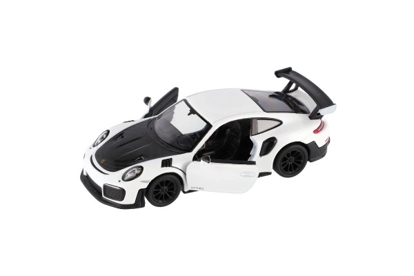 Auto Kinsmart Porsche 911 GT2 RS metaal/plastic 13cm 4 kleuren met terugtrekmechanisme 12st in doos