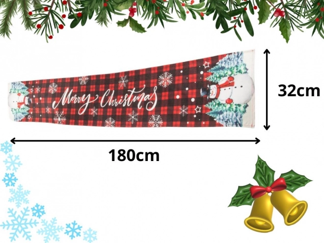 Kerst decoratieve tafelloper