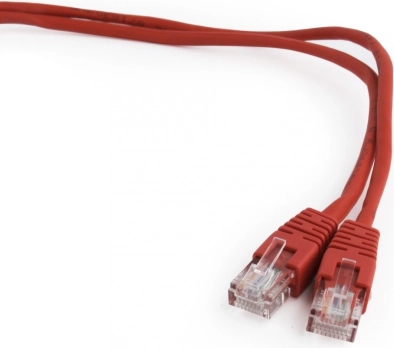 Patchkabel Cat.5e met gegoten bescherming 2 m rood