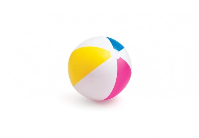 Opblaasbare bal met regenboogstrepen - 61 cm
