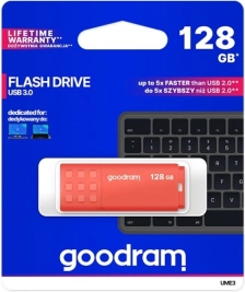 USB-flashdrive Goodram UME3 128GB USB 3.0 oranje