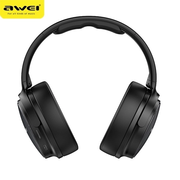 Draadloze Bluetooth koptelefoon zwart