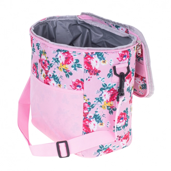Geïsoleerde tas met bloemenpatroon 11L roze