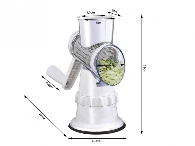 Multifunctionele groentesnijder en -schaaf 3-in-1