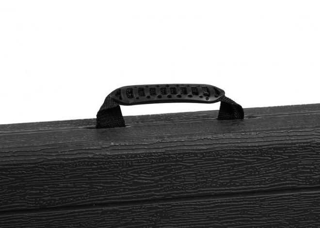 Opvouwbare tuintafel zwart 180 cm