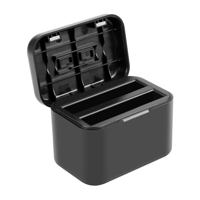 Oplaadcase voor batterijen en geheugenkaarten voor Insta360 X4 - zwart