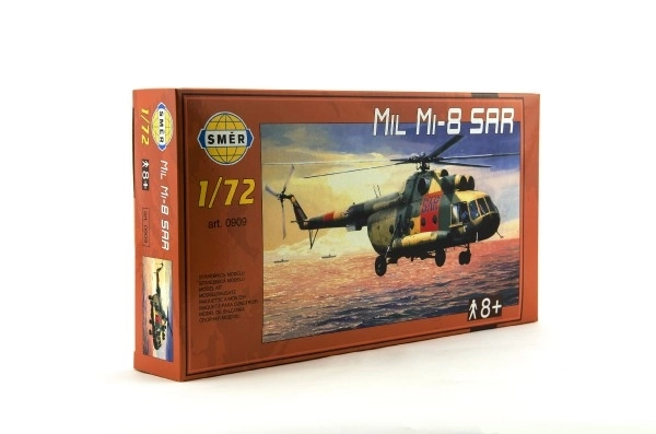 Model Mil Mi-8 SAR 1:72 25,5x29,5 cm in doos 34x19x6cm