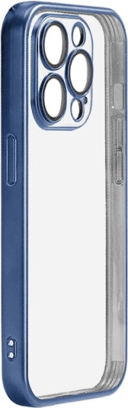 Matte beschermhoes Joyroom voor iPhone 15 Pro – blauw