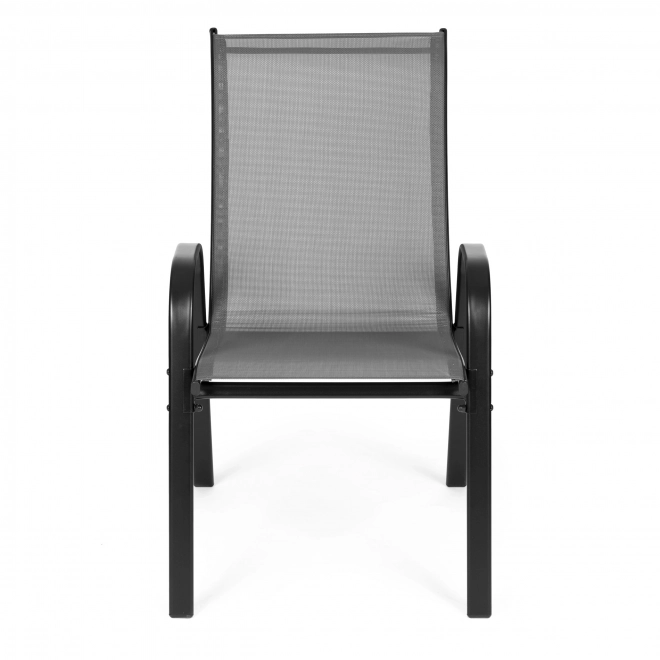 Set van tuinstoelen voor terras, balkon, grijze kleur