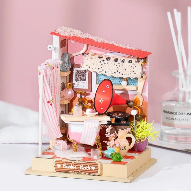 Miniatuurhuisje Badkamer Foam Bubbels van RoboTime