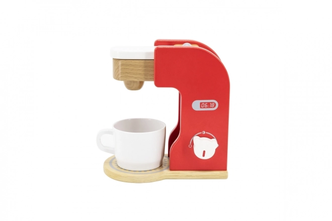 Houten koffiemachine voor kinderen