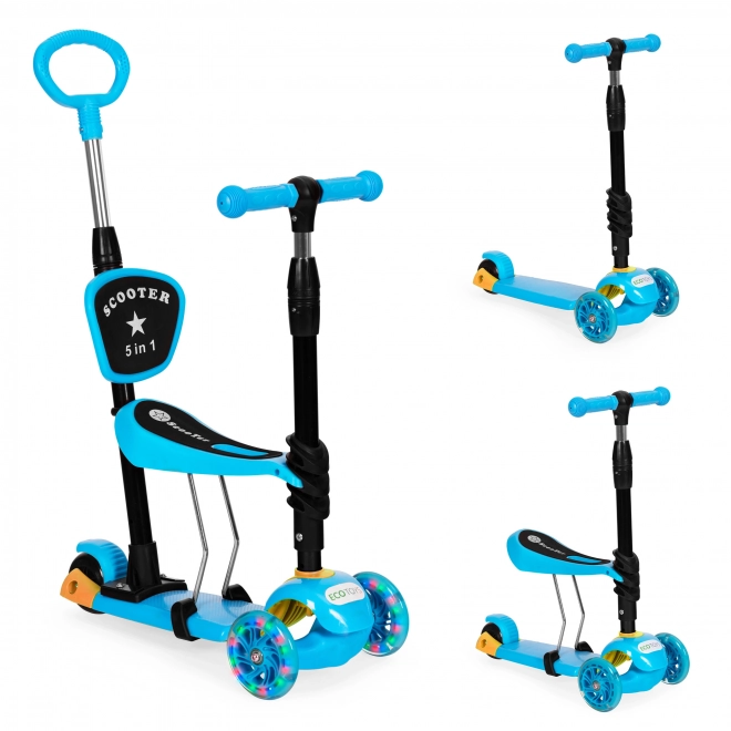 Driekleurige balansscooter lieveheersbeestje 5 in 1 LED