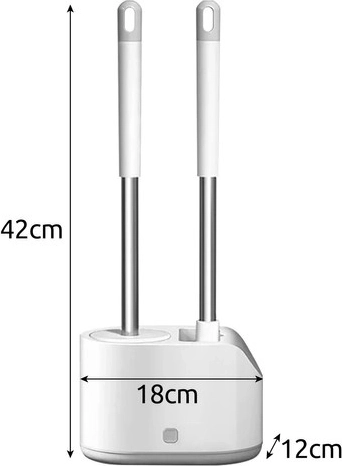 Twee borstels voor grondige reiniging