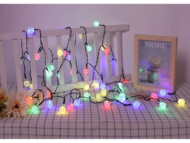 Tuin solar lichtslinger meerkleurig