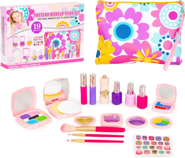 Kinder make-upset met toilettasje