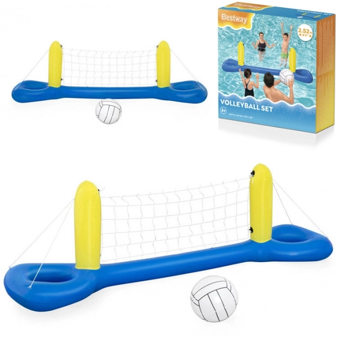 Opblaasbare water volleybalset met bal Bestway