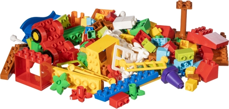 120 kleurrijke blokken voor creatief bouwen