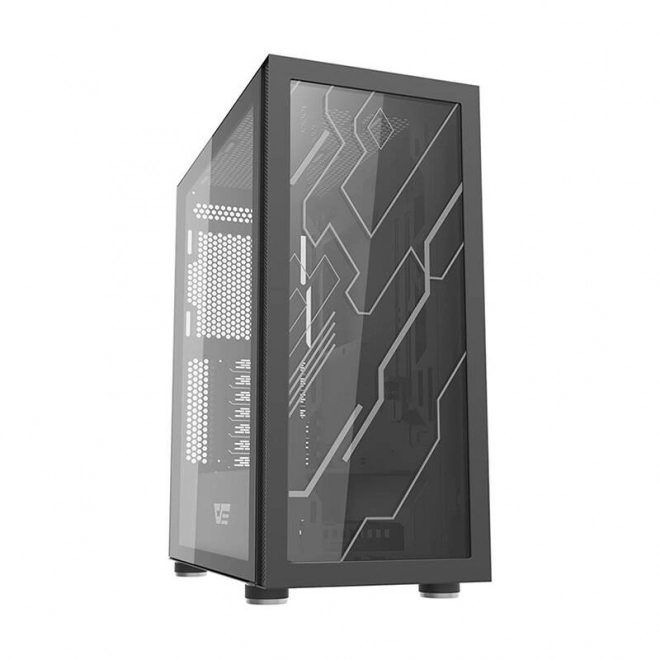Computerbehuizing Darkflash DK210 (zwart)