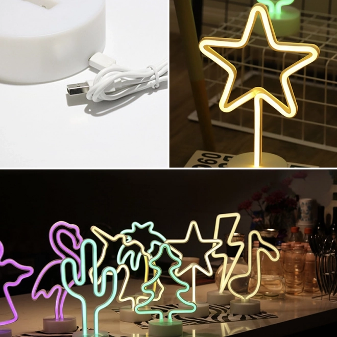 Decoratieve neon ster LED