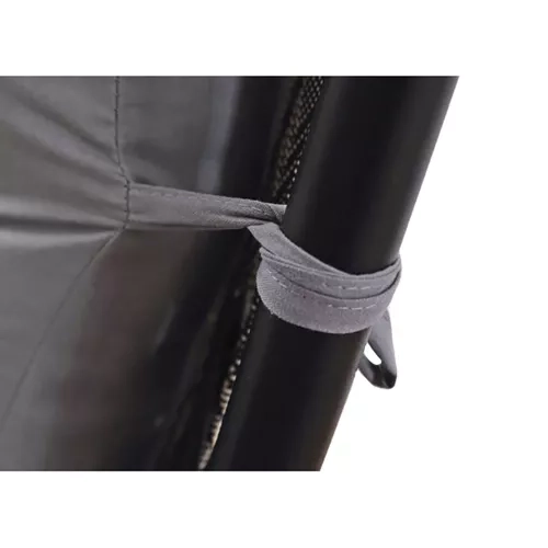 Gequilte kussen voor tuinligbed grijs 23490