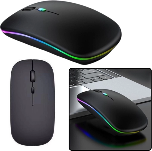 Draadloze ergonomische muis zwart