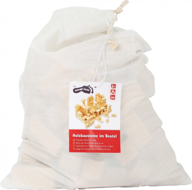 Small Foot Houten Blokken Natuur 100st