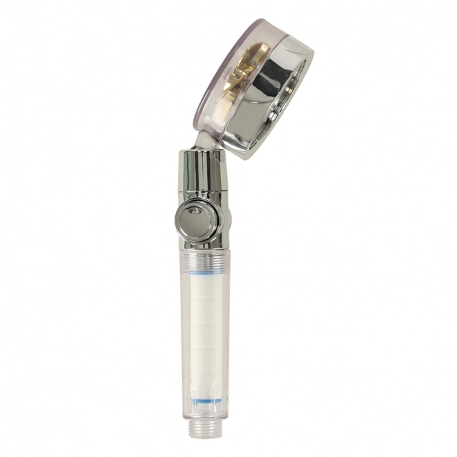 Douchekop met gouden turbine