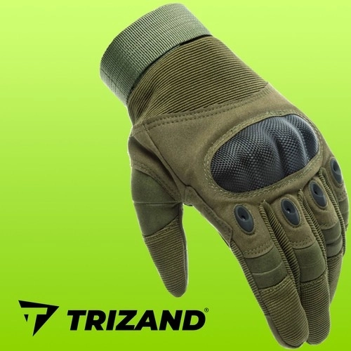 Tactische handschoenen L khaki Trizand 21771