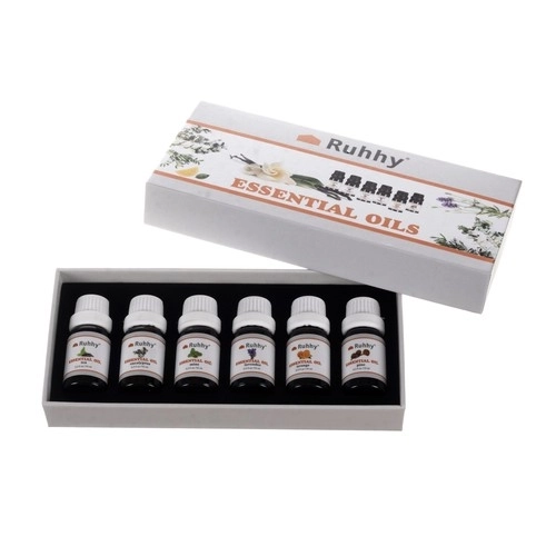Set van 6 etherische oliën van 10 ml