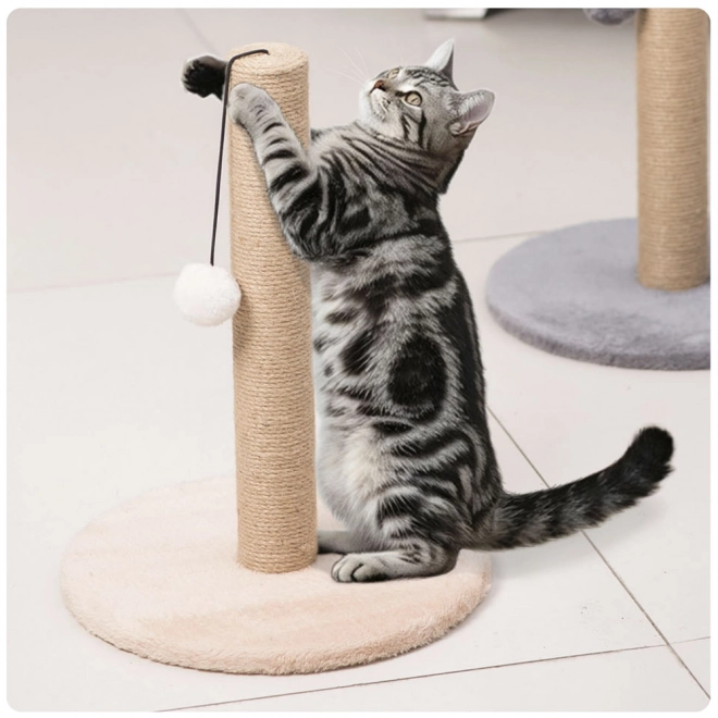 Kattenkrabpaal Toren lichtbruin 40 x 30 cm
