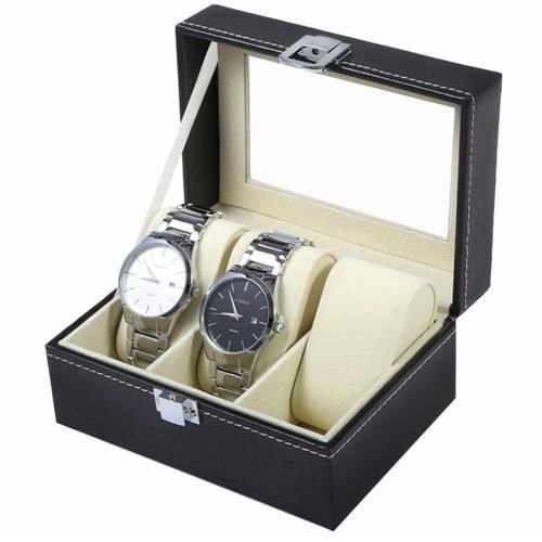 Organizer voor horloges met 3 compartimenten