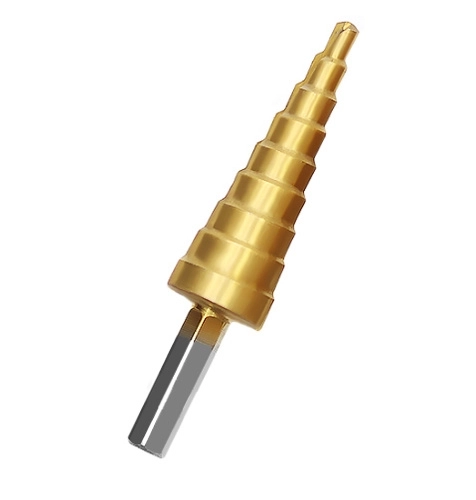 Kegelboor voor plaat - 3 stuks