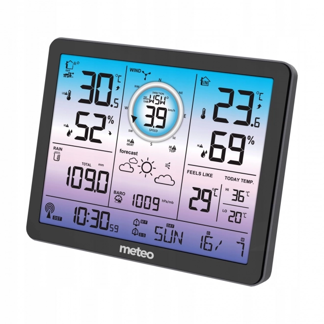 Weerstation met wind- en neerslagmeting