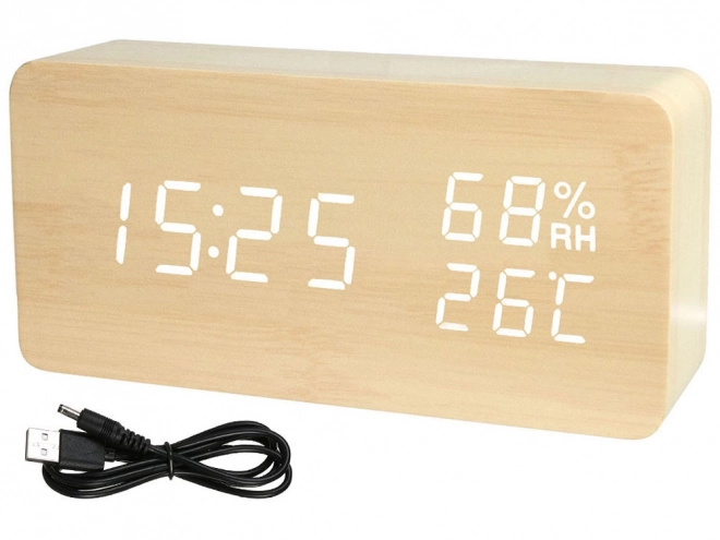 Moderne elektronische wekker met USB