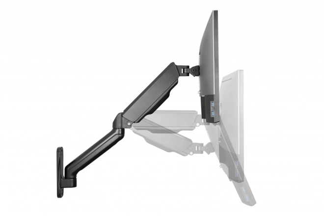 Muurbeugel voor monitor DIGITUS met gasveer