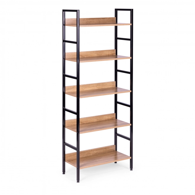 Moderne boekenkast met 5 planken