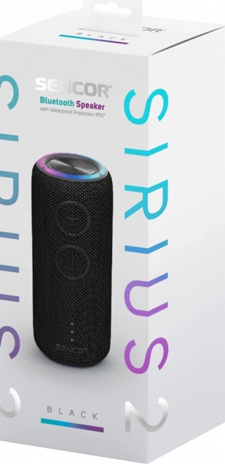 Draadloze Bluetooth-luidspreker Sencor Sirius 2 met LED-verlichting en TWS-functie
