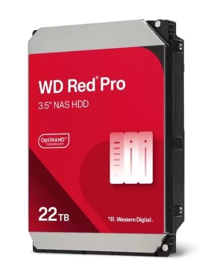 WD Red Pro 22TB vaste schijf 3,5'