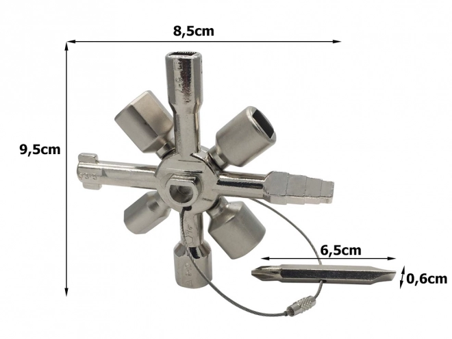 Universele multifunctionele sleutel 10v1
