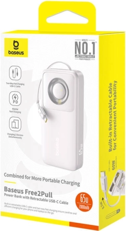 Uitschuifbare USB‑C‑kabel altijd bij de hand