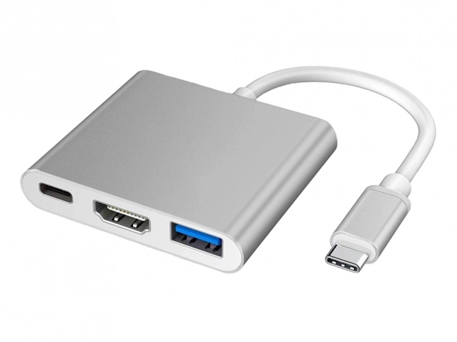 Adapter 3v1 USB-C HDMI 4K