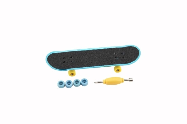 Schroefbare vinger skateboard met accessoires - 9 cm