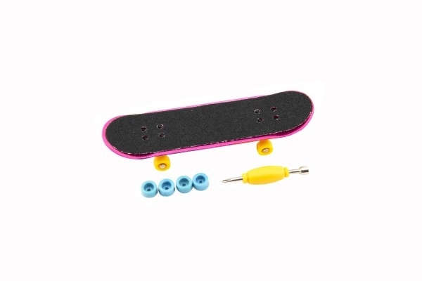 Schroefbare vinger skateboard met accessoires - 9 cm