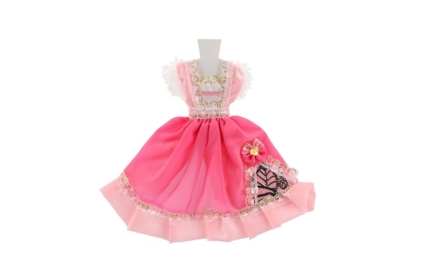 Jurkjes/kleding korte voor poppen in zak 22x30cm