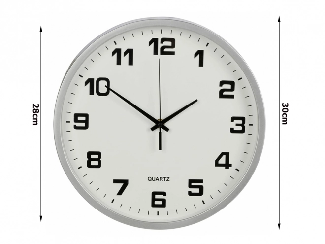 Ronde wandklok Quartz 30 cm